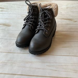 Madden Girl Frankie Ankle Boots Gray